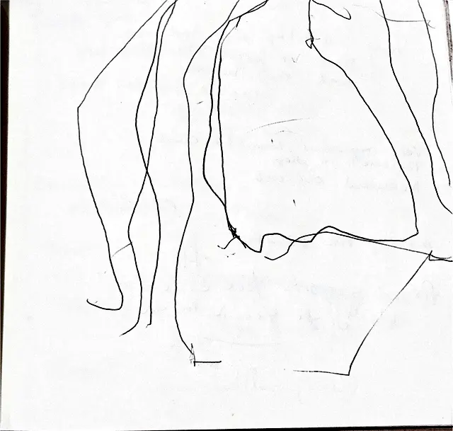 Handwritten guestbook page 8